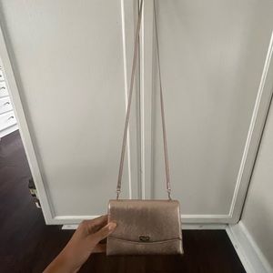 Kate Spade Metallic Rose Gold Crossbody